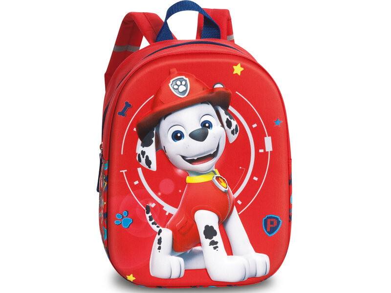 PAW Patrol Sac à dos enfant, 3D Marshall - 29 x 23 x 10 cm - Polyester