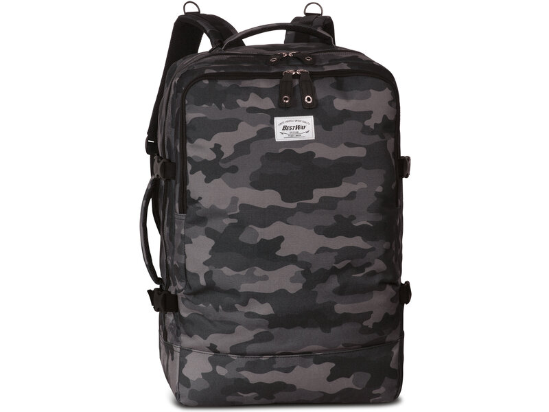 Bestway Travel backpack, Camouflage Gray - 54 x 35 x 23 cm - Polyester