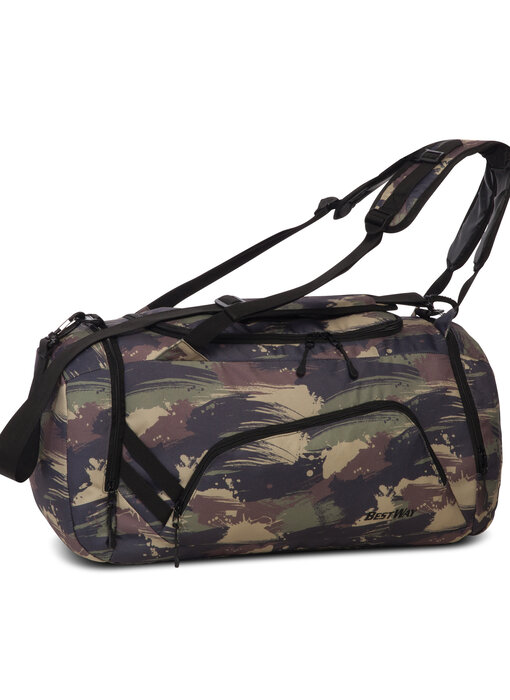 Bestway Sac de sport Camo Vert 46,5 x 27 cm Polyester