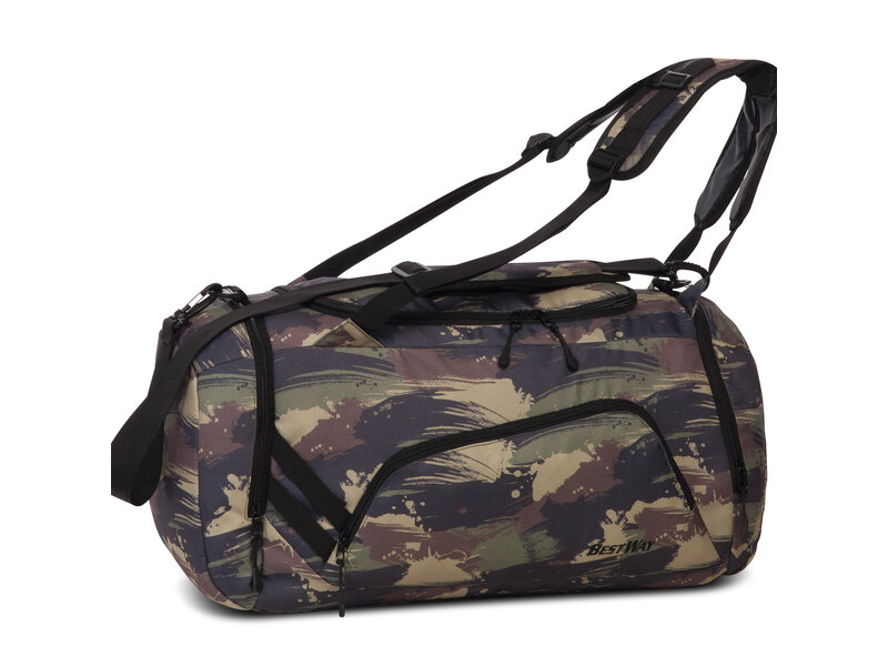 Bestway Sports bag, Camo Green - 46.5 x 27 x 25 cm - Polyester