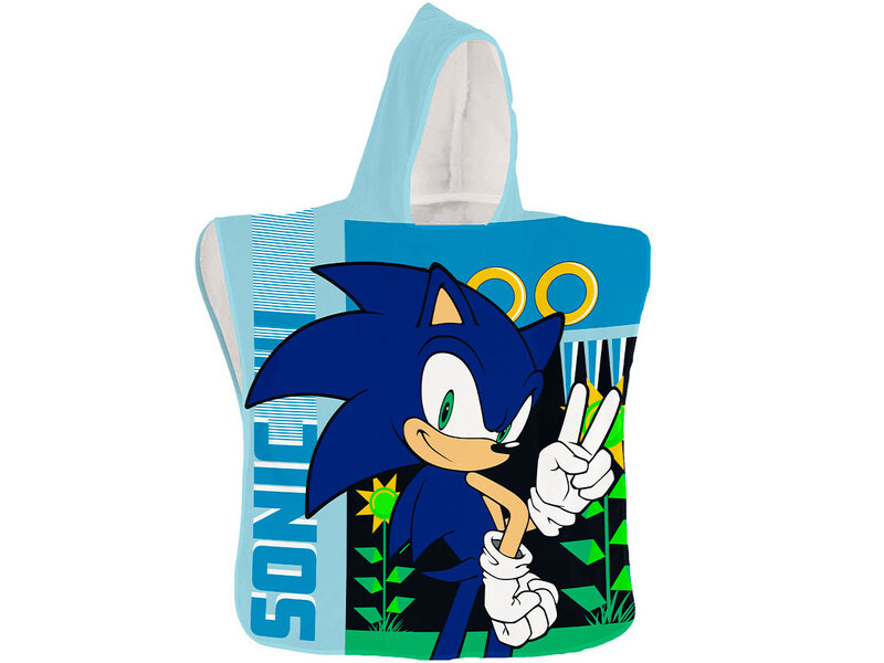 Sonic the Hedgehog Poncho, Peace - 50 x 100 cm - Polyester