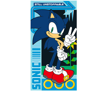 Sonic the Hedgehog Beach towel Still Unstoppable 70 x 140 cm Polyester