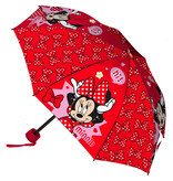 Disney Minnie Mouse Paraplu, Strik - Ø 90 x 24/55 cm - Polyester