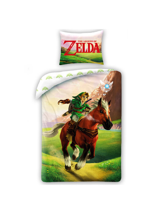 Zelda Bettbezug Hyrule 140 x 200 + 70 x 90 Baumwolle