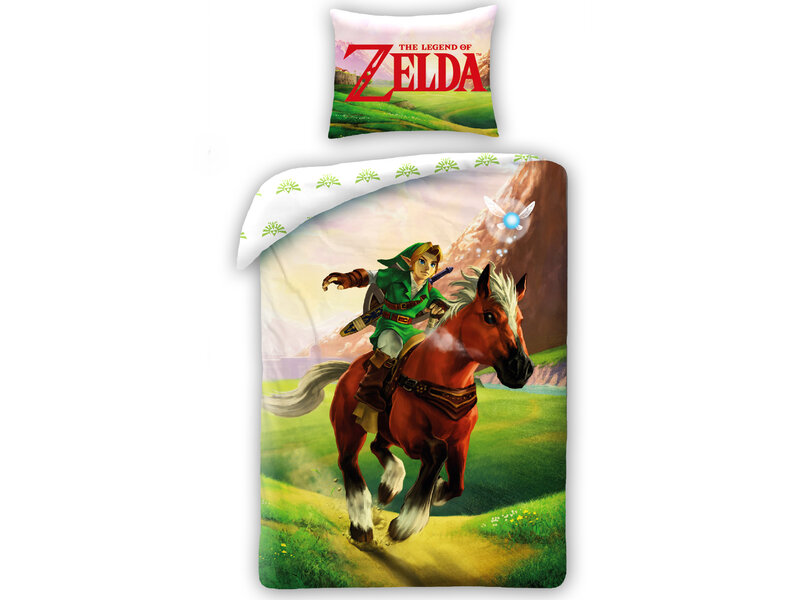 The Legend of Zelda Dekbedovertrek, Hyrule - Eenpersoons - 140 x 200 cm - Katoen