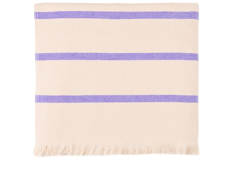 Torres Novas 1845 Textiel Strandtuch Boa-Nova, Lavendel - 70 x 130 cm - 100% Baumwolle