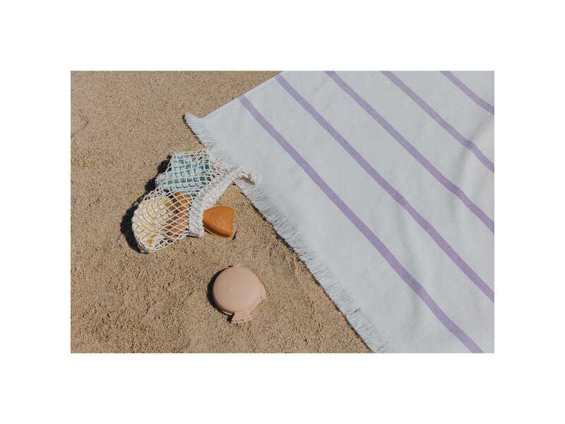 Torres Novas 1845 Textiel Strandtuch Boa-Nova, Lavendel - 70 x 130 cm - 100% Baumwolle