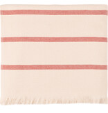 Torres Novas 1845 Textiel Strandlaken Boa-Nova, Terracotta - 180 x 180 cm - 100% Katoen
