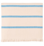 Torres Novas 1845 Textiel Serviette de plage Boa-Nova, Bleu - 100 x 180 cm - 100% Coton