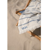 Torres Novas 1845 Beach towel Boa-Nova, Navy - 100 x 180 cm - 100% Cotton