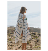 Torres Novas 1845 Textiel Beach towel Boa-Nova, Navy - 70 x 130 cm - 100% Cotton
