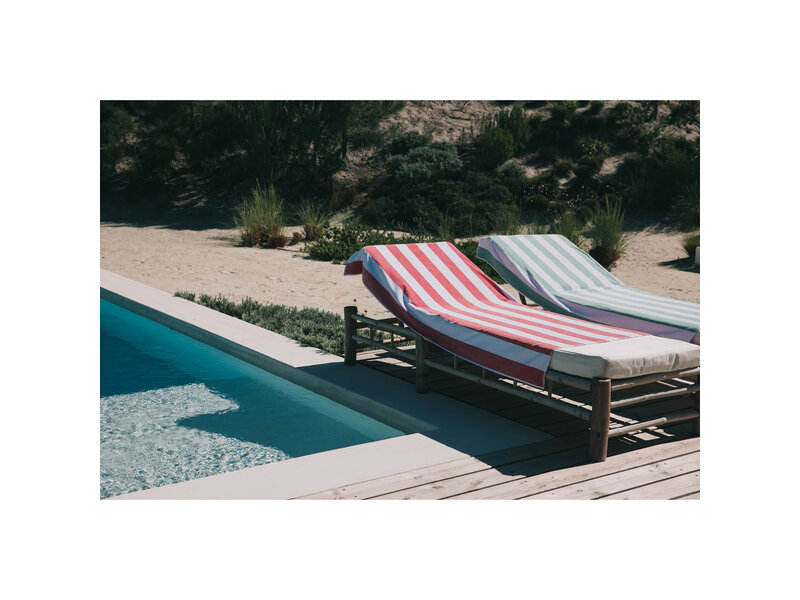 Torres Novas 1845 Textiel Torres Novas Beach towel Gibalta 100x180cm Pink
