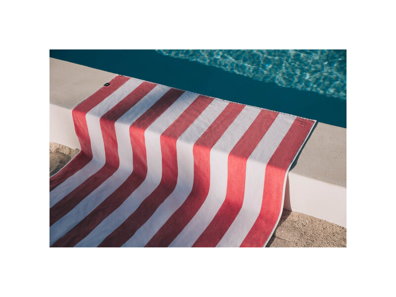 Torres Novas 1845 Textiel Torres Novas Beach towel Gibalta 100x180cm Pink