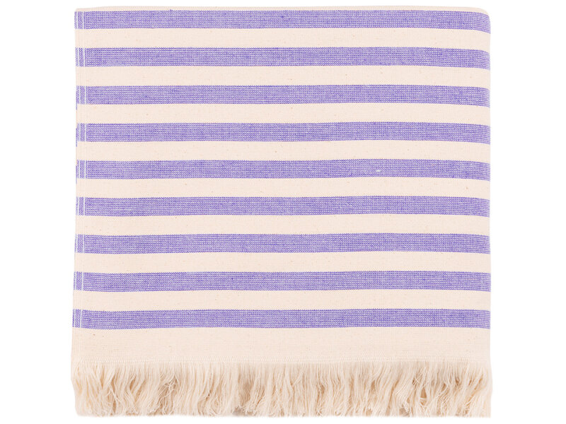 Torres Novas 1845 Beach towel Barra, Lavender - 100 x 180 cm - 100% Cotton