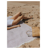 Torres Novas 1845 Textiel Serviette de plage Barra, Lavande - 100 x 180 cm - 100% Coton