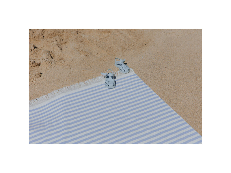 Torres Novas 1845 Serviette de plage Barra, Bleu - 100 x 180 cm - 100% Coton