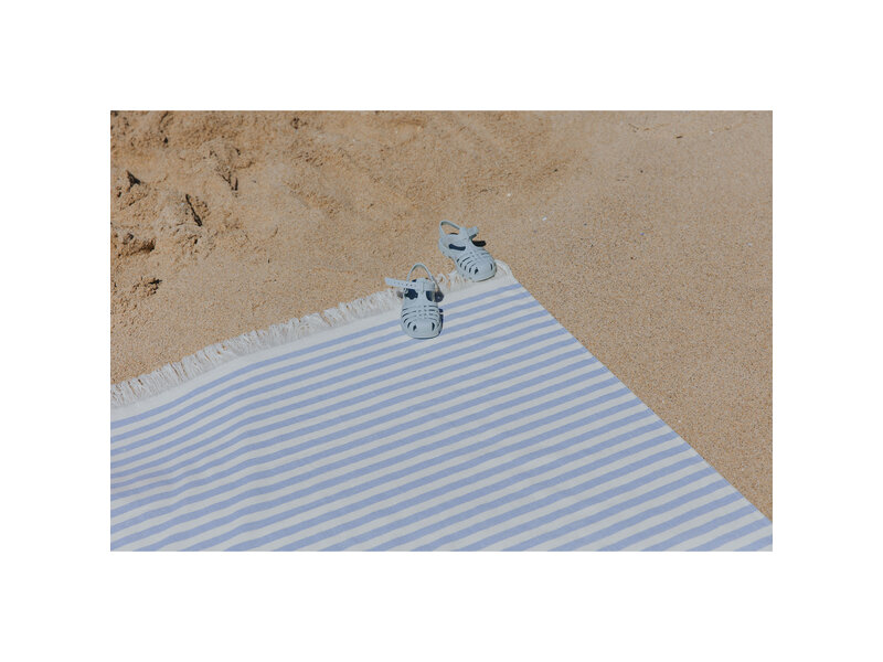 Torres Novas 1845 Strandtuch Barra, Blau – 100 x 180 cm – 100 % Baumwolle