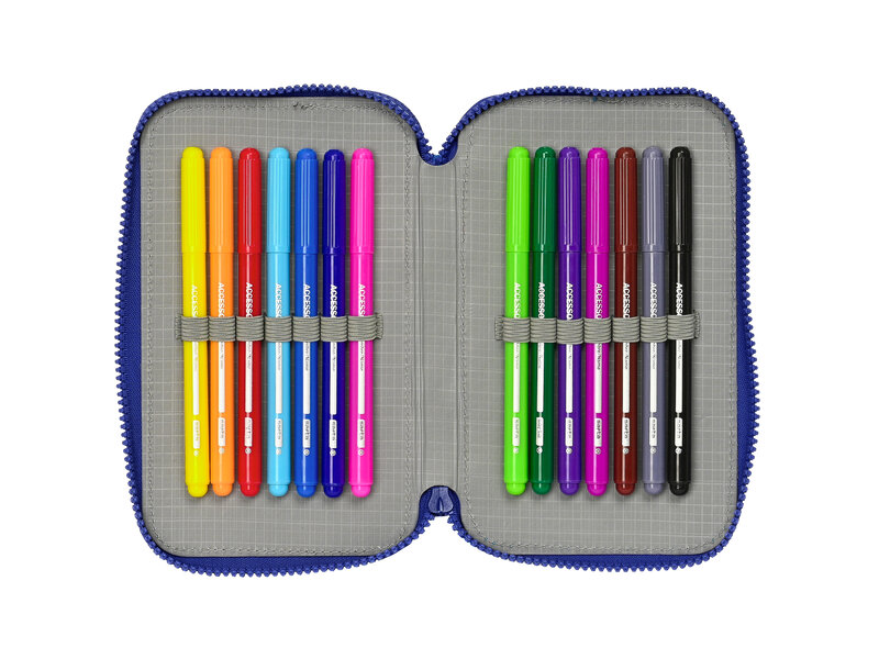 Sonic the Hedgehog Caisse remplie, Bleu - 28 pièces - 19,5 x 12,5 x 4 cm - Polyester