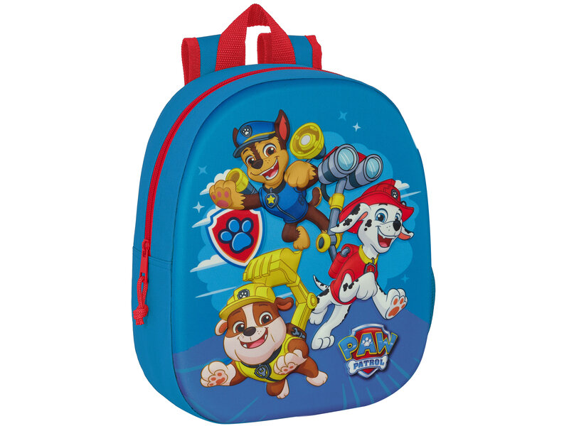 PAW Patrol Rucksack, 3D-Team – 33 x 27 x 10 cm – Polyester