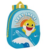 Baby Shark Sac à dos, Surf 3D - 33 x 27 x 10 cm - Polyester
