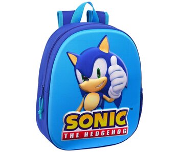 Sonic Backpack 3D Great 33 x 27 cm Polyester