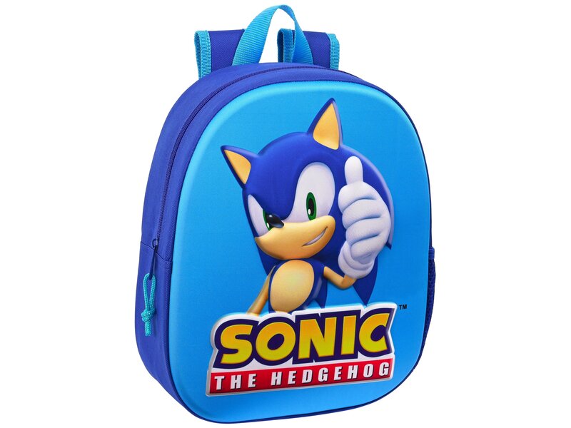 Sonic Backpack, 3D Great - 33 x 27 x 10 cm - Polyester