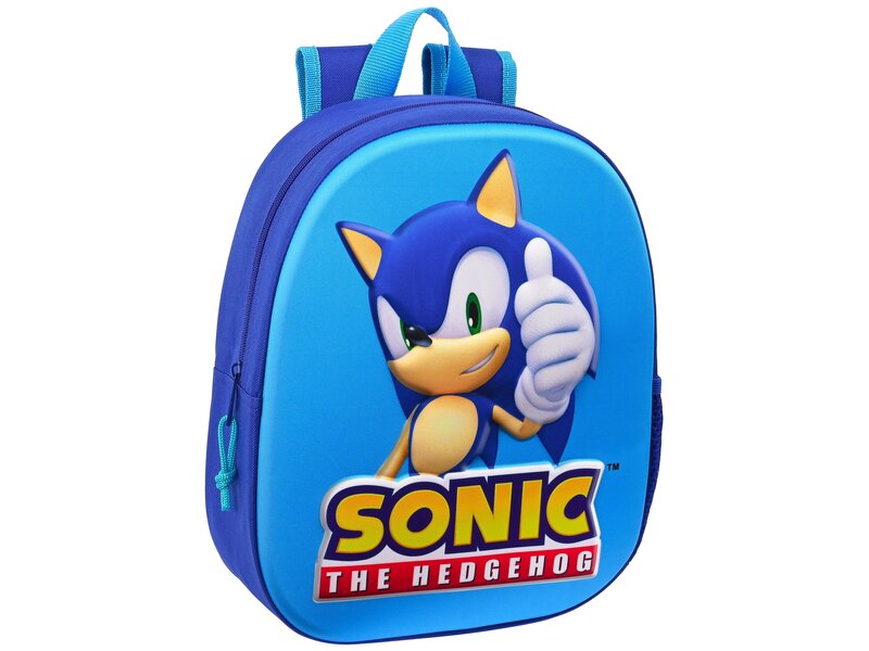 Sonic Rugzak, 3D Great - 33 x 27 x 10 cm - Polyester