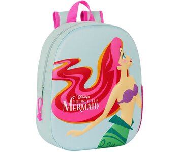 Disney Kleine Zeemeermin Backpack 3D Ariel 33 x 27 cm Polyester