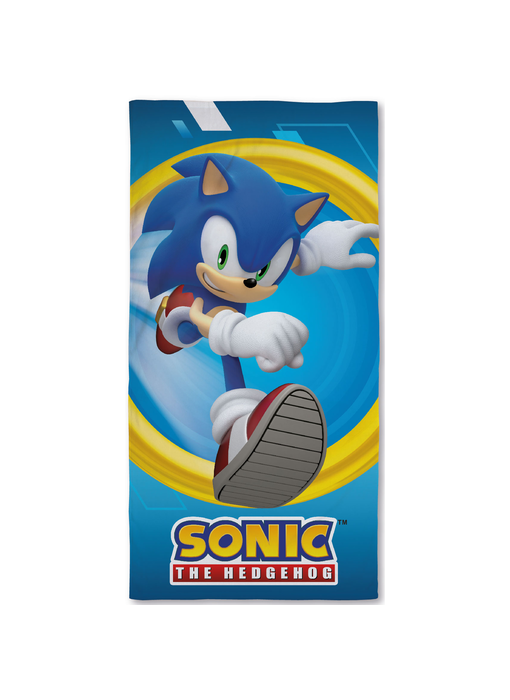 Sonic Beach towel Run 70 x 140 cm Cotton