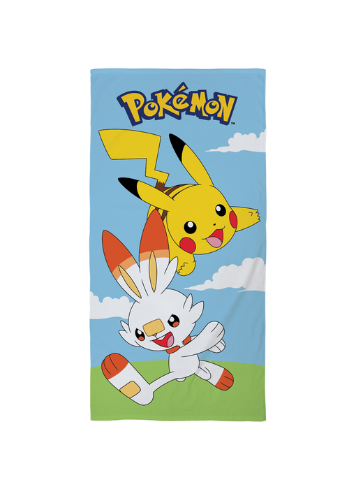 Pokémon Beach towel Scorbunny 70 x 140 cm Cotton