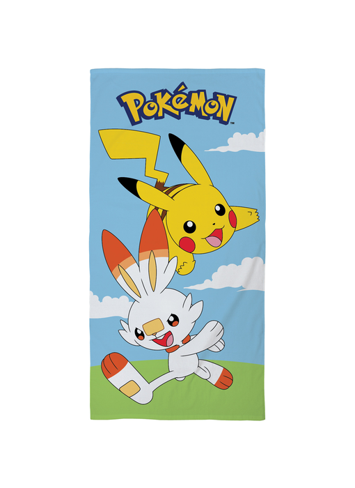 Pokémon Serviette de plage Scorbunny 70 x 140 cm Coton