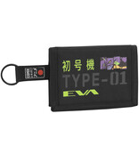 Comix Anime - Evangelion Portefeuille, Type-01 EVA - 12,5 x 8,5 - Polyester