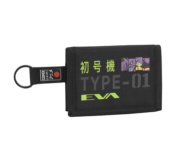 Comix Anime - Evangelion Portefeuille Type-01 EVA 12,5 x 8,5 cm Polyester