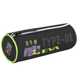 Comix Anime - Evangelion Etui Rond, Type-01-EVA - 22 x 8 cm - Polyester