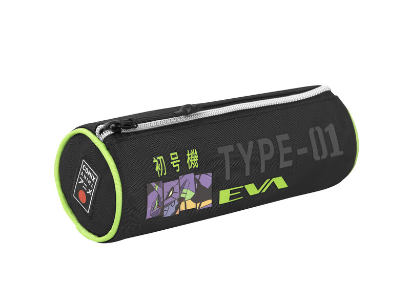 Comix Anime - Evangelion Etui Rond, Type-01-EVA - 22 x 8 cm - Polyester