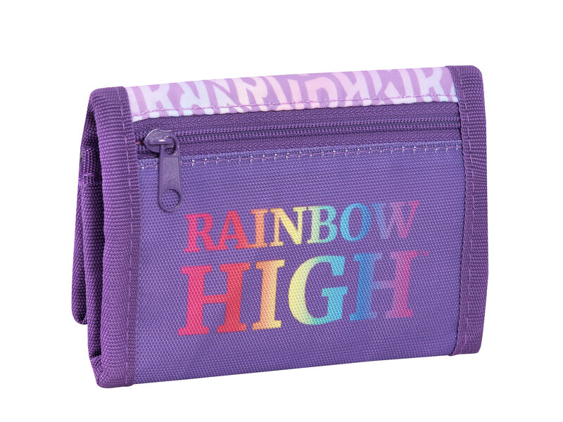 Rainbow High Portefeuille, Girls  - 12,5 x 8,5 - Polyester