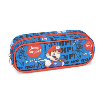 Super Mario Pochette Here we Go 22 x 7 cm Polyester