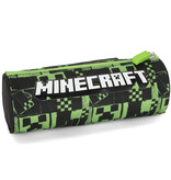 Minecraft Pouch Round, Build - 22 x 8 cm - Polyester