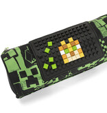 Minecraft Pouch Round, Build - 22 x 8 cm - Polyester