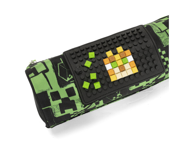 Minecraft Etui Rond, Build - 22 x 8 cm - Polyester