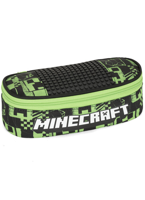 Minecraft Pouch Oval, Build 22 x 9.5 cm Polyester
