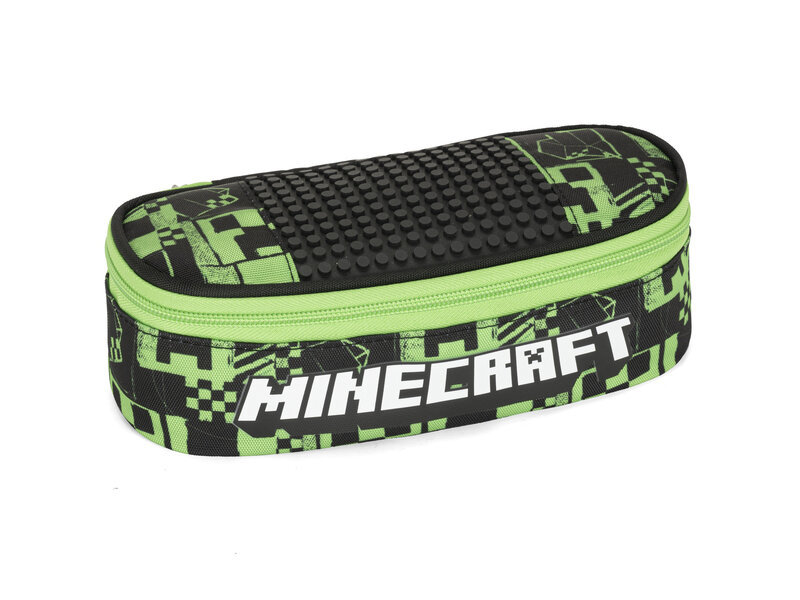 Minecraft Etui Ovaal, Build - 22 x 9,5 x 7 cm - Polyester