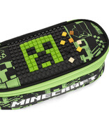 Minecraft Pochette Ovale, Build - 22 x 9,5 x 7 cm - Polyester