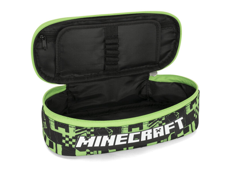 Minecraft Beutel Oval, Build – 22 x 9,5 x 7 cm – Polyester