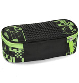 Minecraft Pochette Ovale, Build - 22 x 9,5 x 7 cm - Polyester