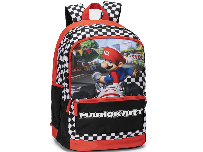 Super Mario Backpack, Mariokart - 43 x 32 x 23 cm - Polyester