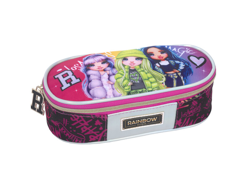 Rainbow High Etui Ovaal Magic - 23 x 6 x 9,5 cm - Polyester