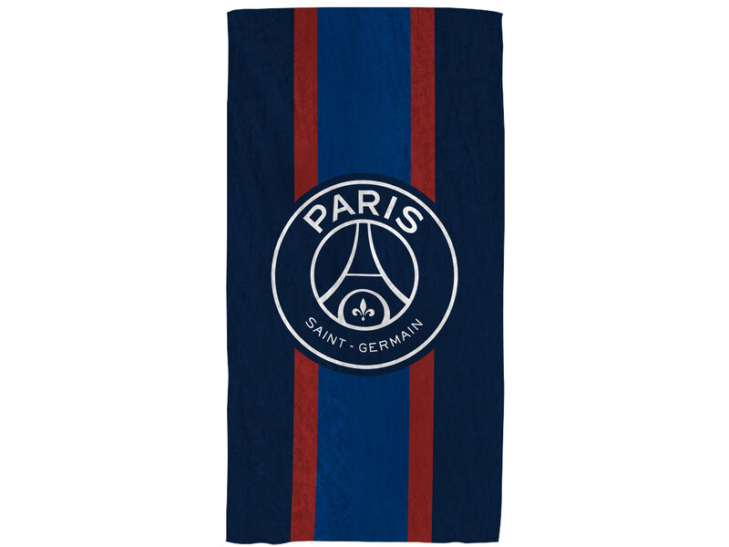 Paris Saint Germain Beach towel Remixed - 80 X 160 cm - 100% cotton