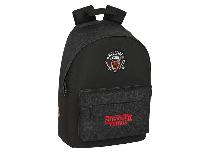 Stranger Things Laptop-Rucksack Hellfire Club – 14,1 Zoll – 41 x 31 x 16 cm – Polyester