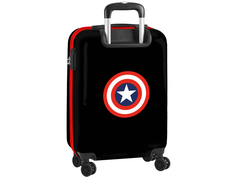 Marvel Avengers Cabin Trolley Captain America - 55 x 34.5 x 20 cm - ABS Hardcase